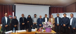جلسه دفاع از پایان نامه خانم ناهید احمدی دانشجوی دکتری بیوتکنولوژی پزشکی